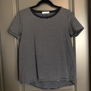 Jonelle Tomboy Tee in Navy Combo